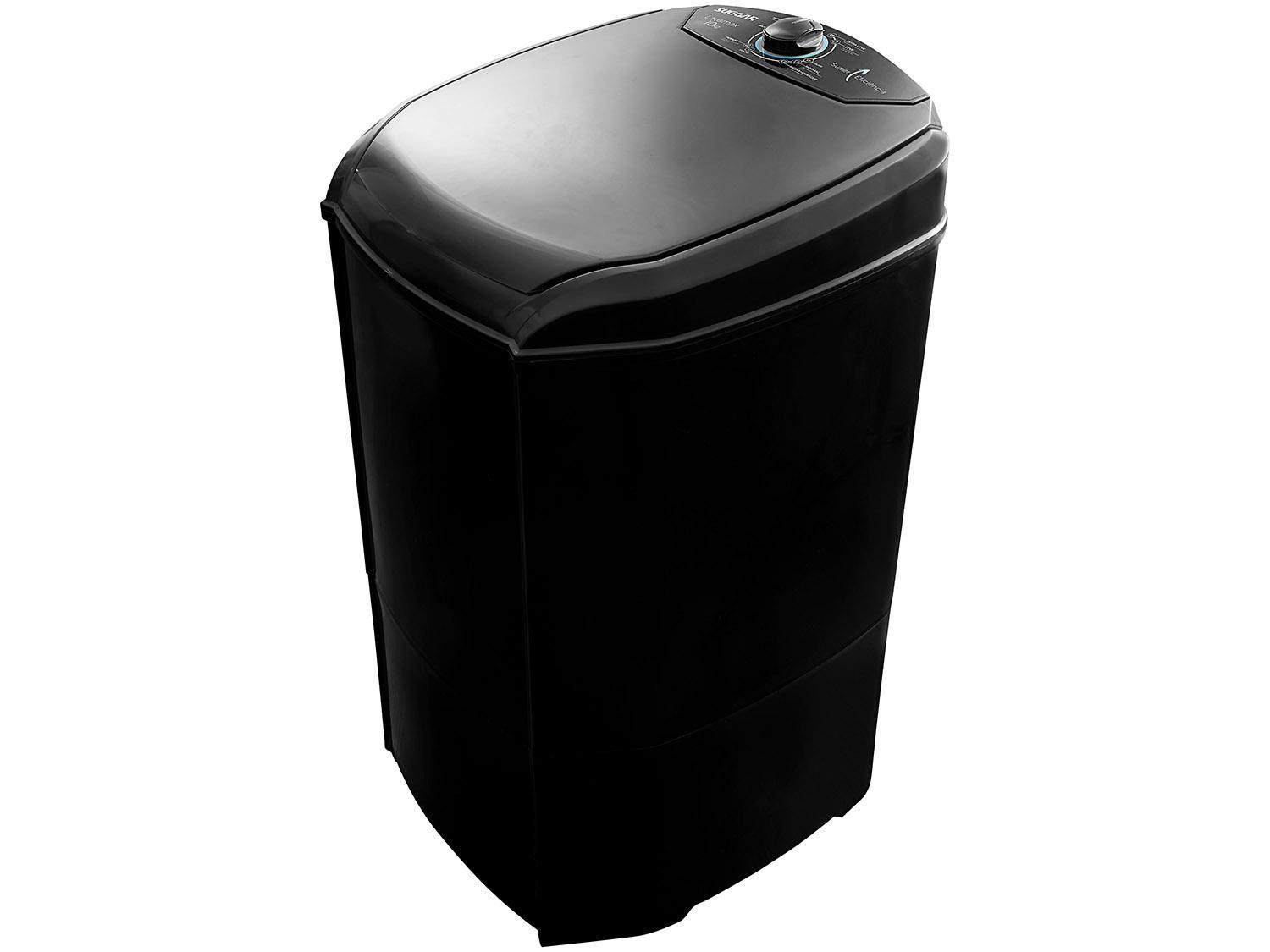 Lavadora de Roupa 10 Kg Preto Lavamax Suggar - 220v - Lx1022pt
